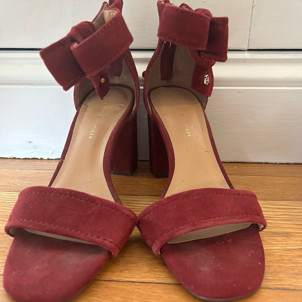 Red Tommy Hilfiger Heels